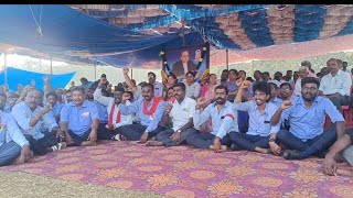 BEML  non permanent employees  strike on 7th DAY [upl. by Boote]