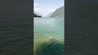 Lago in montagna Italia videoshort travel beach lago summer [upl. by Uball]