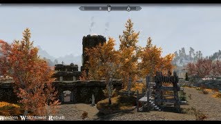 Western Watchtower Rebuilt  Skyrim Special Edition Mod [upl. by Enirehtacyram286]