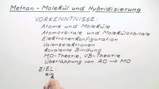 Methan  Molekül und Hybridisierung  Chemie  Allgemeine und anorganische Chemie [upl. by Conah160]