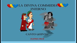 Il QUINTO CANTO in 3 minuti dellINFERNO La DIVINA COMMEDIA riassunto del Quinto Canto [upl. by Sally]