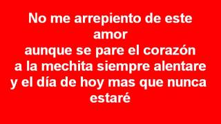 No me arrepiento de este amor baron rojo sur canto nuevo [upl. by Sutelc806]