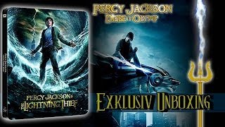 Percy Jackson Diebe im Olymp  Zavvi Exclusive Limited Edition Steelbook BluRay unboxing [upl. by Bomke]