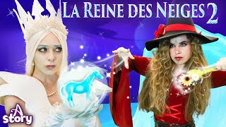 La Reine des Neiges  le Prince Courageux  A Story French [upl. by Tihom]