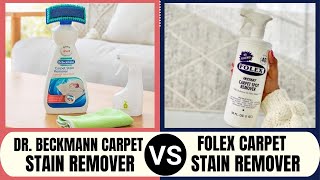 Dr Beckmann vs Folex Carpet Stain Remover  Which Works Best [upl. by Ettelrats]