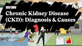 Diagnosis amp Causes of Chronic Kidney Disease CKD Part 1  Sketchy Medical  USMLE Step 2 CK [upl. by Briscoe]