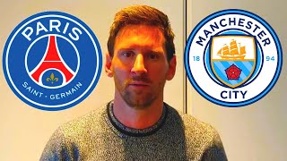 MESSI HAS DECIDED THE FUTURE PSG MAN CITY or BARCELONA Everything will be decided in January [upl. by Iclek]