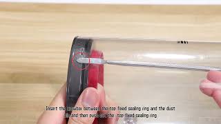 Dust Bin Top Fixed Sealing Ring Replacement Guide for Dyson V11 V15 SV14 SV15 SV22 Vacuum Cleaner [upl. by Nabetse]