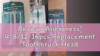 Review Aliexpress 481216pcs Replacement Toothbrush Heads Compatible with Philips Sonicare Toot [upl. by Handel]