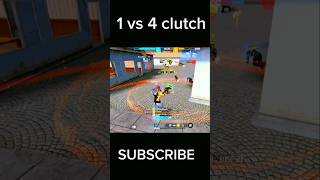 1vs 4 clutch  free fire one vs four clutch shorts foryou freefireshorts shortsfeed [upl. by Notserc]