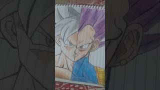 DESENHO DO GOKU INSTINTO SUPERIOR  VEGETA EGO SUPERIOR [upl. by Eirrot]