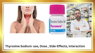 Hypothyroidism and Thyroxine Use Dose SideEffects interactions [upl. by Rolf]