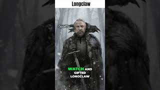 The Legacy of Longclaw Sword of House Mormont 🐻gameofthrones [upl. by Aslin]