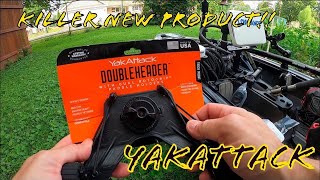 YakAttack The Double Header track Mount and other products that are must haves for a kayak angler [upl. by Yereffej]