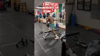 3 Must Do Leg Workouts For Boxing ‼️ Boxing shorts share mma subscribe youtubeshorts love [upl. by Nalda535]