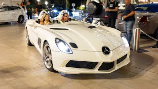 Supercars in Monaco 2023  VOL 4 SLR Stirling Moss LaFerrari 912HP M3 G80 MC12 V12 Speedster [upl. by Stearns]