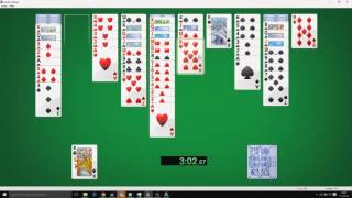 Spider Solitaire Expert 5m 50s [upl. by Scevo]