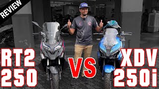 RT2 250 vs XDV 250i  Mana lebih POWER [upl. by Sasha448]