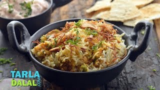 वेजिटेबल बिरयानी Vegetable Biryani by Tarla Dalal [upl. by Ogilvy]