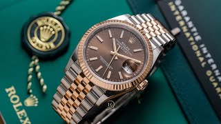 Review đồng hồ Rolex Datejust 126231 Chocolate 36mm  NEW MODEL 2023 [upl. by Osanna]