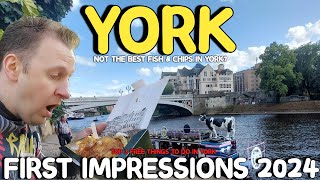 Top 3 FREE Things To Do In York  Fish 🐟 amp Chips 🍟 amp First Impressions Of York England 🏴󠁧󠁢󠁥󠁮󠁧󠁿 2024 [upl. by Cullin147]