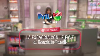 Focaccia con le fave  Benedetta Parodi Official [upl. by Lahcym]