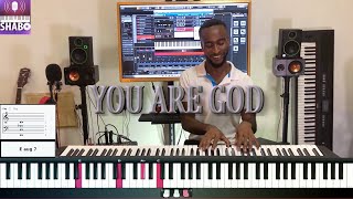 You Are God  Nathaniel Bassey  Soothing Piano Reharmonized [upl. by Pogah]