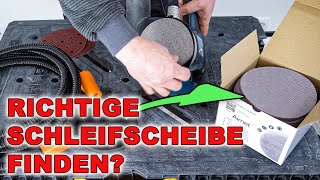 Richtige Schleifscheibe für Exzenterschleifer bzw Schleifgerät finden Aber wie [upl. by Aronoff115]