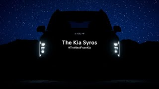 Kia India  The Kia Syros  TheNextFromKia [upl. by Lenehc]