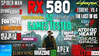 RX 580 Test in 50 Games in 2023  Epic Gaming Performance [upl. by Ahsenod]