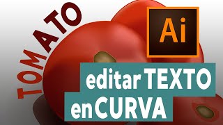 Editar texto en curva en illustrator cc2022 [upl. by Shel410]