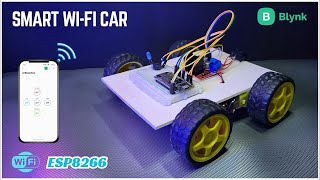 How to Build A WiFi Controlled IoT Car with NodeMCU and Blynk  StepbyStep [upl. by Buffo]