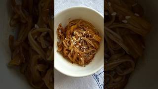 The easiest enoki mushrooms recipe😱 [upl. by Elraet]