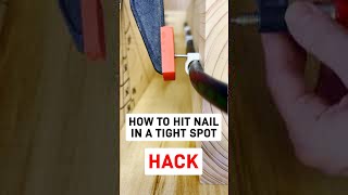 How to hit nail in a tight location [upl. by Ernaldus]