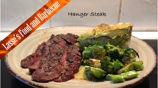 Hanger Steak  Butchers Steak  Onglet on the Weber go anywherr With A Keto side [upl. by Postman]