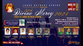 Divine Mercy Novena Day 3  31 March2024  Logos Retreat Centre [upl. by Alemrac]