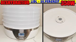 DESHYDRATEUR LIDL SILVERCREST SDA 350 A1 déshydraté alimentaire Food Dehydrator Dörrautomat [upl. by Mann186]