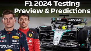 F1 2024 Pre Season Test Preview and Predictions [upl. by Laira387]