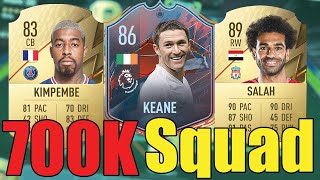 FIFA 22 THE BEST POSSIBLE 700K SQUAD BUILDER [upl. by Ymmik]