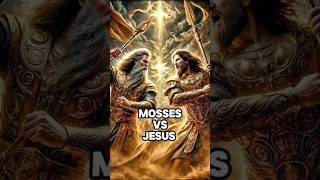 Moses vs Jesus The Clash of Legends moses jesus mythology [upl. by Idmann]