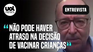 Vacinação de crianças Ministério da Saúde está demorando diz coordenador de vacina [upl. by Savill181]