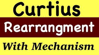 Curtius Rearrangment with Mechanism  Very Easy Method  Chemistry Academy [upl. by Aeht55]