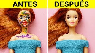 18 TRUCOS PARA MUÑECAS BARBIE [upl. by Baler]