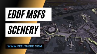 EDDF  Frankfurt Airport Scenery trailer for MSFS by FeelThere [upl. by Makell]