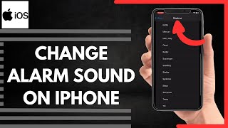 How To Change Alarm Sound On Iphone [upl. by Ellenhoj427]