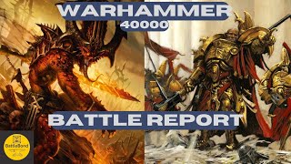 Chaos Daemons vs Custodes 1500 pts [upl. by Col]