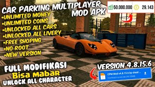 Car Parking Multiplayer Mod Apk New 2024 V48156  Unlimited Money amp Coins [upl. by Marin51]