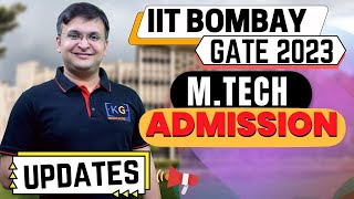 IIT Bombay Admissions 2023  Post GATE 2023 Counselling [upl. by Anoirb380]