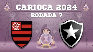 ❤️🖤🐶 FLAMENGO x BOTAFOGO CARIOCA 2024  RODADA 7 [upl. by Abih209]