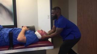 Joseph Attempts Ring Dinger On Your Houston Chiropractor Dr Gregory Johnson [upl. by Egoreg]